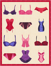 Load image into Gallery viewer, Hipster Panties, Foundation Paper Piecing, FPP Pattern, 3 sizes FPP Patterns- Full Bobbin Designs foundation paper piecing patterns quilt block patterns sewing patterns