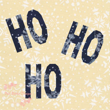 Load image into Gallery viewer, Ho Ho Ho! Foundation Paper Piecing Pattern (FPP Pattern), Quilt Block, 3 sizes FPP Patterns- Full Bobbin Designs foundation paper piecing patterns quilt block patterns sewing patterns