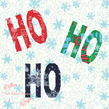 Load image into Gallery viewer, Ho Ho Ho! Foundation Paper Piecing Pattern (FPP Pattern), Quilt Block, 3 sizes FPP Patterns- Full Bobbin Designs foundation paper piecing patterns quilt block patterns sewing patterns