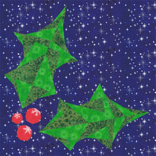 Load image into Gallery viewer, Holly, Foundation Paper Piecing Pattern (FPP Pattern), Quilt Block, 3 sizes FPP Patterns- Full Bobbin Designs foundation paper piecing patterns quilt block patterns sewing patterns