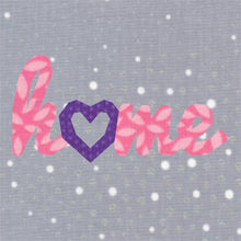 Load image into Gallery viewer, Home is Where the Heart is, Foundation Paper Piecing Pattern (FPP), Quilt Block, 3 sizes FPP Patterns- Full Bobbin Designs foundation paper piecing patterns quilt block patterns sewing patterns