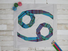 Load image into Gallery viewer, Horoscope, Zodiac Foundation Paper Piecing Pattern (FPP Pattern), Quilt Blocks, 3 sizes FPP Patterns- Full Bobbin Designs foundation paper piecing patterns quilt block patterns sewing patterns