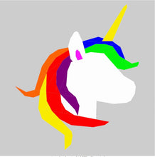 Load image into Gallery viewer, I Believe in Unicorns, Foundation Paper Piecing Pattern (FPP Pattern), Quilt Block, 3 sizes FPP Patterns- Full Bobbin Designs foundation paper piecing patterns quilt block patterns sewing patterns