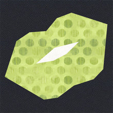 Load image into Gallery viewer, Kisses Foundation Paper Piecing Pattern (FPP Pattern), Quilt Block, 3 sizes FPP Patterns- Full Bobbin Designs foundation paper piecing patterns quilt block patterns sewing patterns