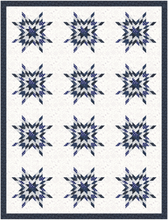 Load image into Gallery viewer, Lone Star, Foundation Paper Piecing Pattern (FPP Pattern), Quilt Block, 4 sizes FPP Patterns- Full Bobbin Designs foundation paper piecing patterns quilt block patterns sewing patterns