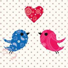 Load image into Gallery viewer, Love Birds, Foundation Paper Piecing Pattern (FPP), Quilt Block, 3 sizes FPP Patterns- Full Bobbin Designs foundation paper piecing patterns quilt block patterns sewing patterns