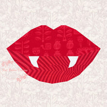 Load image into Gallery viewer, Love Bite, Vampire, Halloween, Foundation Paper Piecing Pattern (FPP Pattern), Quilt Block, 3 sizes FPP Patterns- Full Bobbin Designs foundation paper piecing patterns quilt block patterns sewing patterns