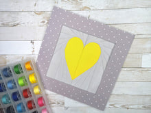 Load image into Gallery viewer, Love Foundation Paper Piecing Pattern (FPP Pattern), includes FREE Heart Pattern, Quilt Blocks, 1 Size FPP Patterns- Full Bobbin Designs foundation paper piecing patterns quilt block patterns sewing patterns