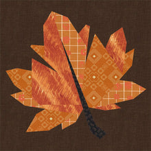 Load image into Gallery viewer, Maple Leaf, Foundation Paper Piecing Pattern (FPP Pattern), Quilt Block, 3 sizes FPP Patterns- Full Bobbin Designs foundation paper piecing patterns quilt block patterns sewing patterns