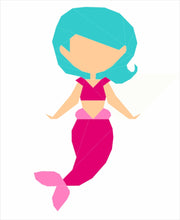 Load image into Gallery viewer, Mermaid Foundation Paper Piecing Pattern (FPP Pattern), Quilt Block, 2 sizes FPP Patterns- Full Bobbin Designs foundation paper piecing patterns quilt block patterns sewing patterns