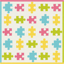 Load image into Gallery viewer, Missing Pieces, Jigsaw Puzzle, Foundation Paper Piecing Pattern (FPP Pattern), Quilt Blocks, 4 Pieces in 3 sizes FPP Patterns- Full Bobbin Designs foundation paper piecing patterns quilt block patterns sewing patterns