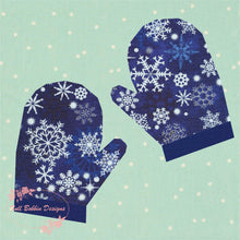 Load image into Gallery viewer, Mittens, Foundation Paper Piecing Pattern (FPP Pattern), Quilt Block, 3 sizes FPP Patterns- Full Bobbin Designs foundation paper piecing patterns quilt block patterns sewing patterns