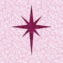Load image into Gallery viewer, North Star, Foundation Paper Piecing Pattern (FPP Pattern), Quilt Block, 6 sizes FPP Patterns- Full Bobbin Designs foundation paper piecing patterns quilt block patterns sewing patterns