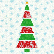 Load image into Gallery viewer, Oh Christmas Tree, Foundation Paper Piecing Pattern (FPP Pattern), Quilt Block, 3 Patterns in 4 Sizes each FPP Patterns- Full Bobbin Designs foundation paper piecing patterns quilt block patterns sewing patterns
