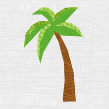 Load image into Gallery viewer, Palm Tree, Foundation Paper Piecing Pattern (FPP Pattern), Quilt Block, 5 sizes FPP Patterns- Full Bobbin Designs foundation paper piecing patterns quilt block patterns sewing patterns