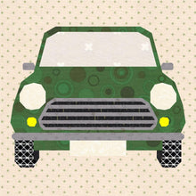 Load image into Gallery viewer, Pedal to the Metal, Car,Foundation Paper Piecing Pattern (FPP Pattern), Quilt Block, 3 sizes FPP Patterns- Full Bobbin Designs foundation paper piecing patterns quilt block patterns sewing patterns