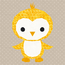 Load image into Gallery viewer, Penguin, Foundation Paper Piecing, FPP Pattern, 3 sizes FPP Patterns- Full Bobbin Designs foundation paper piecing patterns quilt block patterns sewing patterns