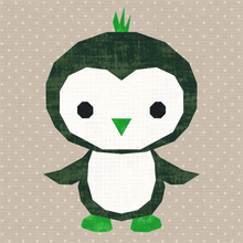 Load image into Gallery viewer, Penguin, Foundation Paper Piecing, FPP Pattern, 3 sizes FPP Patterns- Full Bobbin Designs foundation paper piecing patterns quilt block patterns sewing patterns