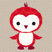 Load image into Gallery viewer, Penguin, Foundation Paper Piecing, FPP Pattern, 3 sizes FPP Patterns- Full Bobbin Designs foundation paper piecing patterns quilt block patterns sewing patterns