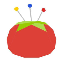 Load image into Gallery viewer, Pin Cushion, Sewing Notions, Foundation Paper Piecing Pattern (FPP Pattern), Quilt Block, 3 Sizes FPP Patterns- Full Bobbin Designs foundation paper piecing patterns quilt block patterns sewing patterns