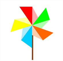 Load image into Gallery viewer, Pinwheel Foundation Paper Piecing Pattern (FPP Pattern), Quilt Block, 3 sizes FPP Patterns- Full Bobbin Designs foundation paper piecing patterns quilt block patterns sewing patterns