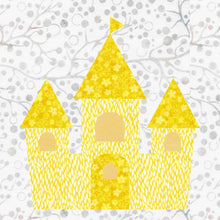 Load image into Gallery viewer, Princess Castle, Foundation Paper Piecing Pattern (FPP Pattern), Quilt Block, 4 sizes FPP Patterns- Full Bobbin Designs foundation paper piecing patterns quilt block patterns sewing patterns