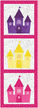 Load image into Gallery viewer, Princess Castle, Foundation Paper Piecing Pattern (FPP Pattern), Quilt Block, 4 sizes FPP Patterns- Full Bobbin Designs foundation paper piecing patterns quilt block patterns sewing patterns