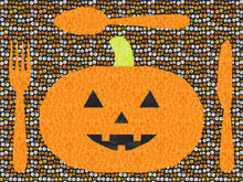 Load image into Gallery viewer, Pumpkin Placemat and Coaster, Foundation Paper Piecing Pattern (FPP Pattern), Quilt Block FPP Patterns- Full Bobbin Designs foundation paper piecing patterns quilt block patterns sewing patterns