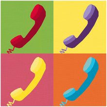 Load image into Gallery viewer, Call Me! Foundation Paper Piecing Pattern (FPP Pattern), Quilt Block, 4 Sizes