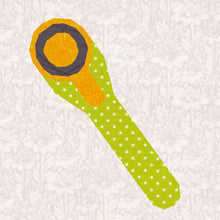 Load image into Gallery viewer, Rotary Cutter, Sewing Notions, Foundation Paper Piecing Pattern (FPP Pattern), Quilt Block, 3 Sizes FPP Patterns- Full Bobbin Designs foundation paper piecing patterns quilt block patterns sewing patterns