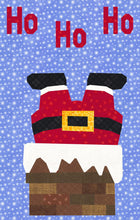 Load image into Gallery viewer, Santa got Stuck! Foundation Paper Piecing Pattern (FPP Pattern), Quilt Block, 1 size FPP Patterns- Full Bobbin Designs foundation paper piecing patterns quilt block patterns sewing patterns
