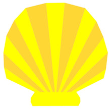 Load image into Gallery viewer, Scallop Seashell, Foundation Paper Piecing Pattern (FPP Pattern), Quilt Block, 3 sizes FPP Patterns- Full Bobbin Designs foundation paper piecing patterns quilt block patterns sewing patterns