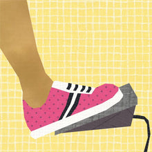 Load image into Gallery viewer, Sewing in Sneakers, Sewing Machine Foot Pedal, Foundation Paper Piecing Pattern (FPP Pattern), Quilt Block, 4 Sizes FPP Patterns- Full Bobbin Designs foundation paper piecing patterns quilt block patterns sewing patterns