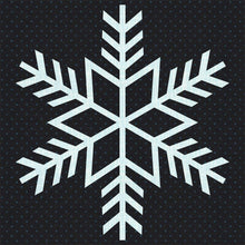 Load image into Gallery viewer, Snowflake, Foundation Paper Piecing Pattern (FPP Pattern), Quilt Block, 3 sizes FPP Patterns- Full Bobbin Designs foundation paper piecing patterns quilt block patterns sewing patterns