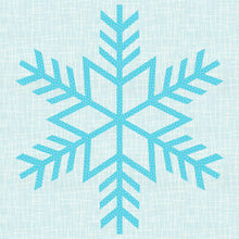 Load image into Gallery viewer, Snowflake, Foundation Paper Piecing Pattern (FPP Pattern), Quilt Block, 3 sizes FPP Patterns- Full Bobbin Designs foundation paper piecing patterns quilt block patterns sewing patterns