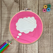 Load image into Gallery viewer, Speech Bubbles, Foundation Paper Piecing Pattern (FPP Pattern), Quilt Block, 4 Designs, 4 Sizes FPP Patterns- Full Bobbin Designs foundation paper piecing patterns quilt block patterns sewing patterns
