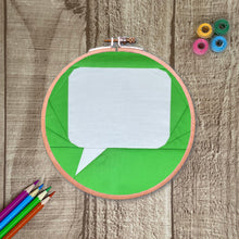 Load image into Gallery viewer, Speech Bubbles, Foundation Paper Piecing Pattern (FPP Pattern), Quilt Block, 4 Designs, 4 Sizes FPP Patterns- Full Bobbin Designs foundation paper piecing patterns quilt block patterns sewing patterns