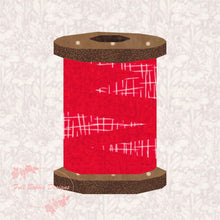 Load image into Gallery viewer, Spools of Thread, Foundation Paper Piecing Pattern (FPP Pattern), Quilt Block, 3 Versions included each in 3 sizes FPP Patterns- Full Bobbin Designs foundation paper piecing patterns quilt block patterns sewing patterns