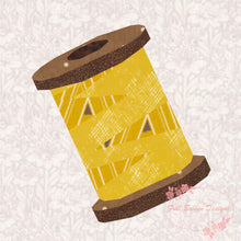 Load image into Gallery viewer, Spools of Thread, Foundation Paper Piecing Pattern (FPP Pattern), Quilt Block, 3 Versions included each in 3 sizes FPP Patterns- Full Bobbin Designs foundation paper piecing patterns quilt block patterns sewing patterns