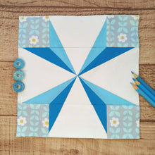 Load image into Gallery viewer, Square Explosion, Foundation Paper Piecing Pattern (FPP Pattern), 3 sizes FPP Patterns- Full Bobbin Designs foundation paper piecing patterns quilt block patterns sewing patterns