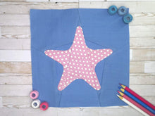 Load image into Gallery viewer, Starfish, Foundation Paper Piecing Pattern (FPP Pattern), Quilt Block, 3 sizes FPP Patterns- Full Bobbin Designs foundation paper piecing patterns quilt block patterns sewing patterns