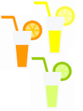 Load image into Gallery viewer, Summer Drinks, Foundation Paper Piecing Pattern (FPP Pattern), Quilt Block, 3 sizes FPP Patterns- Full Bobbin Designs foundation paper piecing patterns quilt block patterns sewing patterns