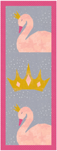 Load image into Gallery viewer, Swan Princess, Foundation Paper Piecing Pattern (FPP Pattern), Quilt Block, 3 sizes FPP Patterns- Full Bobbin Designs foundation paper piecing patterns quilt block patterns sewing patterns