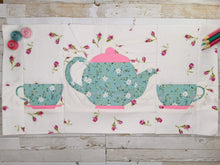 Load image into Gallery viewer, Tea for Two, Teacups and Teapot, Foundation Paper Piecing Pattern (FPP Pattern), Quilt Block, 2 sizes FPP Patterns- Full Bobbin Designs foundation paper piecing patterns quilt block patterns sewing patterns