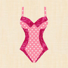 Load image into Gallery viewer, Teddy, Foundation Paper Piecing, FPP Pattern, 3 sizes FPP Patterns- Full Bobbin Designs foundation paper piecing patterns quilt block patterns sewing patterns