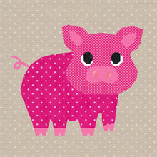 Load image into Gallery viewer, This Little Piggy, Foundation Paper Piecing Pattern (FPP), Quilt Block, 4 sizes FPP Patterns- Full Bobbin Designs foundation paper piecing patterns quilt block patterns sewing patterns