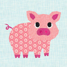 Load image into Gallery viewer, This Little Piggy, Foundation Paper Piecing Pattern (FPP), Quilt Block, 4 sizes FPP Patterns- Full Bobbin Designs foundation paper piecing patterns quilt block patterns sewing patterns