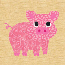 Load image into Gallery viewer, This Little Piggy, Foundation Paper Piecing Pattern (FPP), Quilt Block, 4 sizes FPP Patterns- Full Bobbin Designs foundation paper piecing patterns quilt block patterns sewing patterns