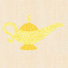 Load image into Gallery viewer, Three Wishes, Genie Lamp, Foundation Paper Piecing Pattern (FPP Pattern), Quilt Block, 4 sizes FPP Patterns- Full Bobbin Designs foundation paper piecing patterns quilt block patterns sewing patterns