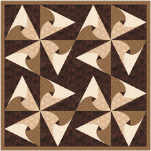 Load image into Gallery viewer, Triangle Lens, Foundation Paper Piecing, FPP Pattern, 3 sizes FPP Patterns- Full Bobbin Designs foundation paper piecing patterns quilt block patterns sewing patterns